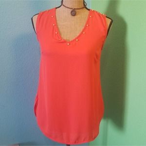 Dillards Blu Pepper studded tank top